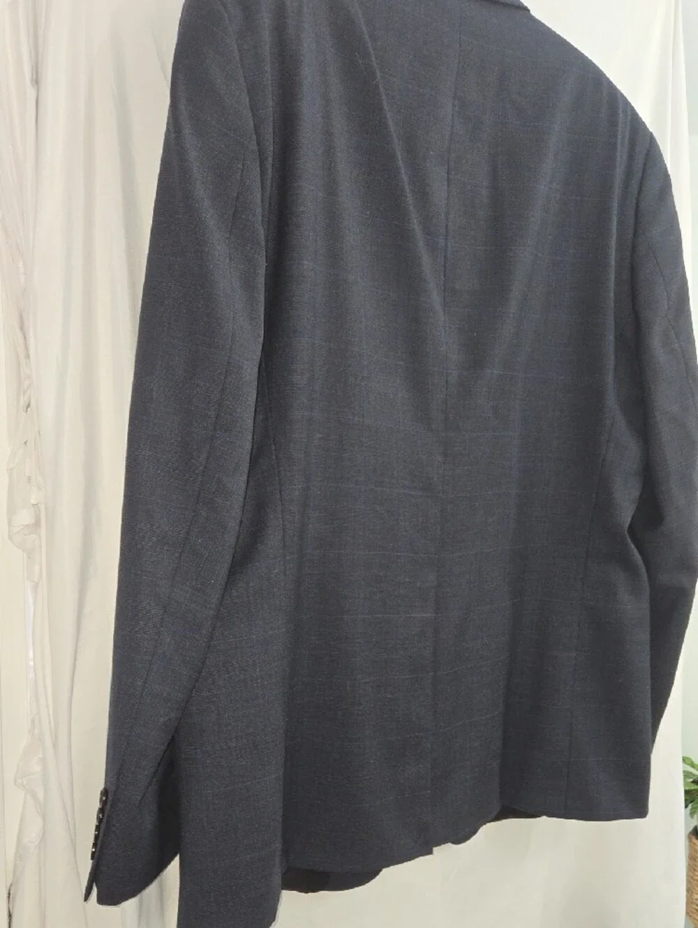 Lauren Ralph Lauren Black Windowpane Blazer